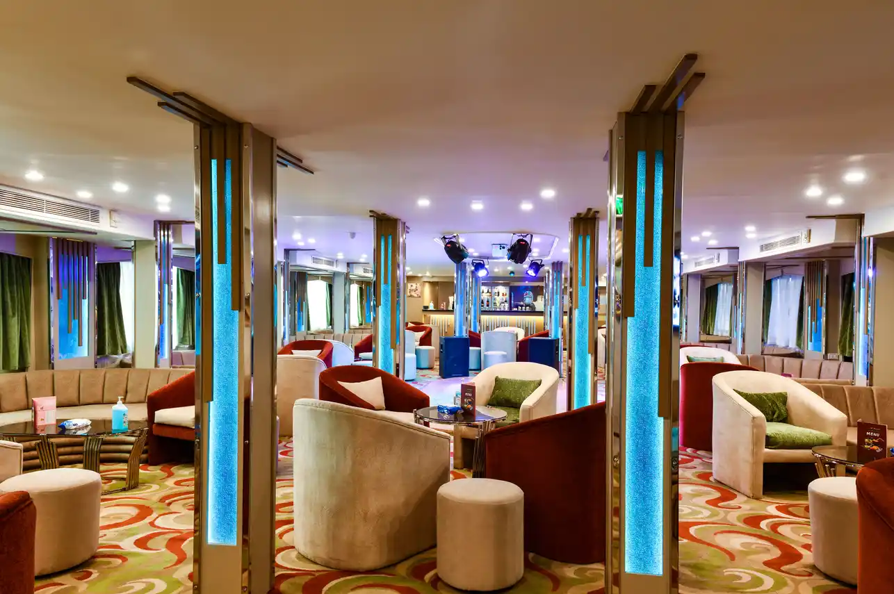 Lounge aboard the Nile Treasure Nile Cruise Nile cruise